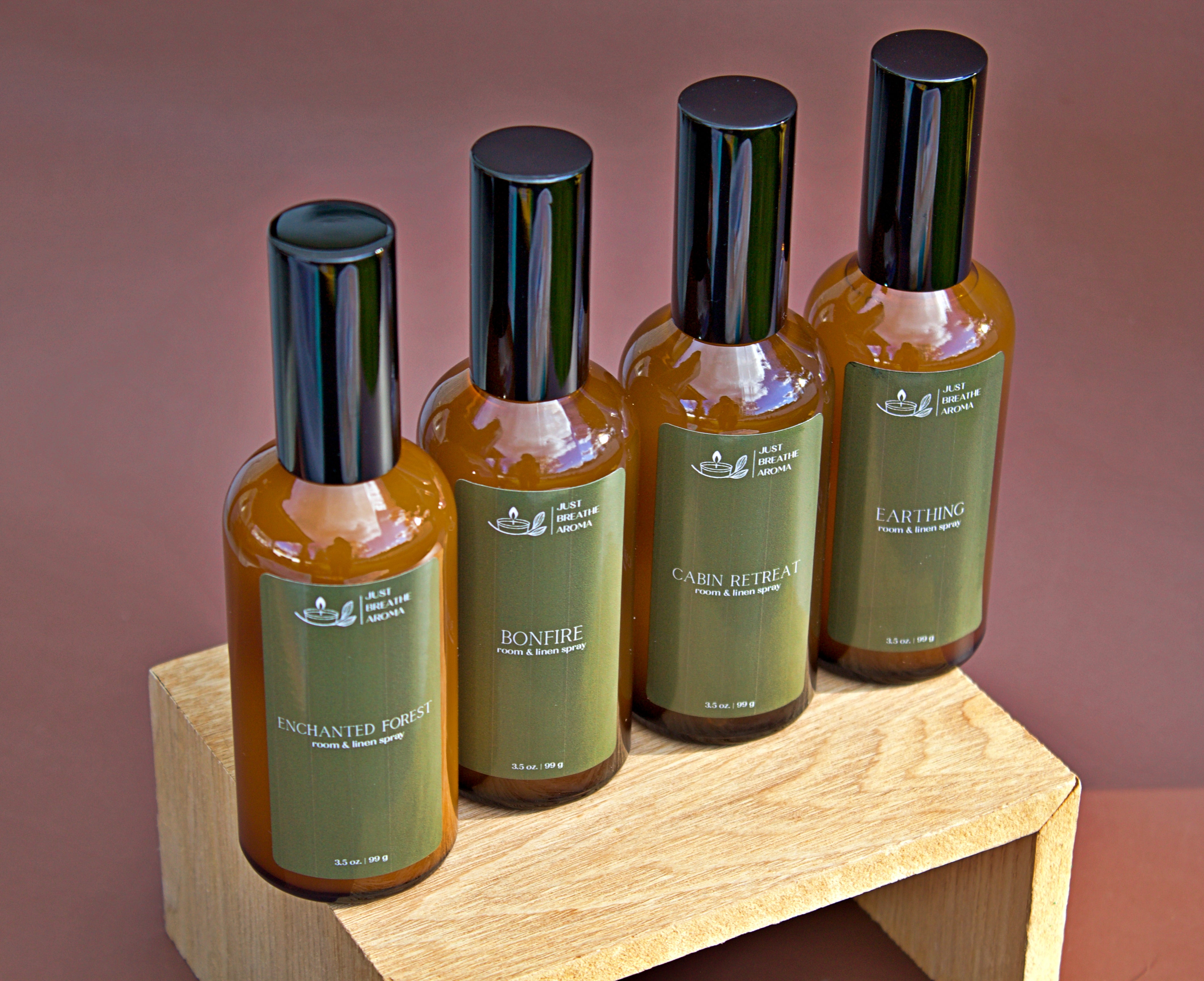 woodland forest collection room spray linen spray earthy