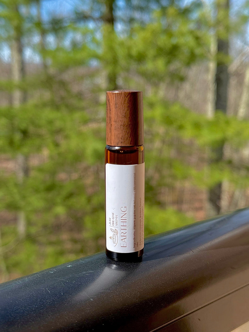 earthing aromatherapy roll on | relief oil | forest aroma | forest oils