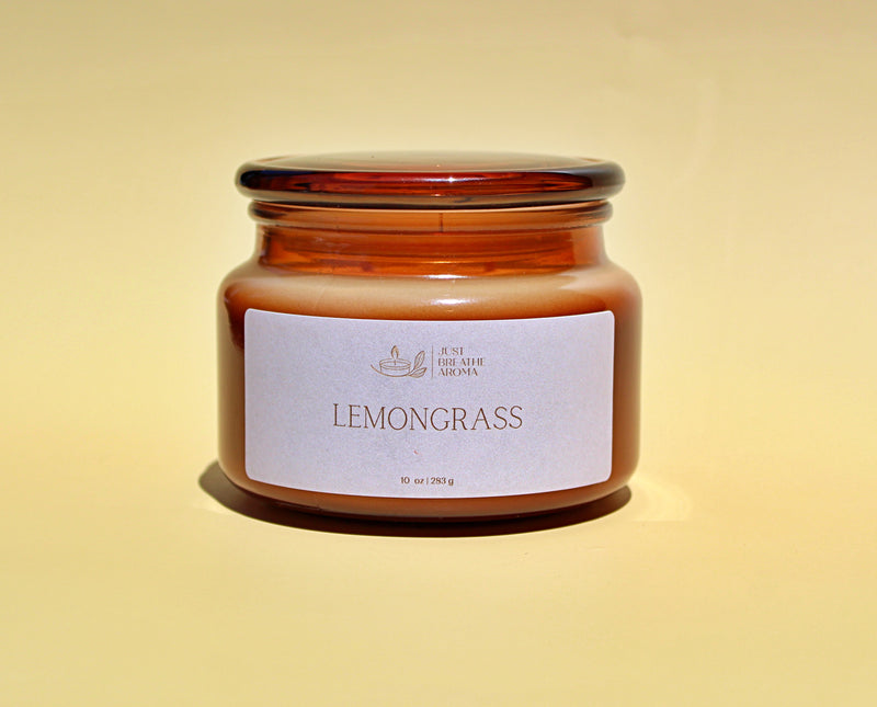 lemongrass aromatherapy candle | 10 oz candle