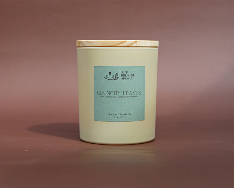 crunchy leaves candle | 2025 fall collection