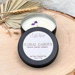 floral garden mini candle | 2.5 oz | aromatherapy candle