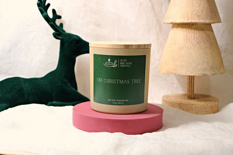 oh Christmas tree aromatherapy candle | pine needle candle | winter wonderland no