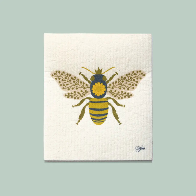 swedish dishcloth - queen bee