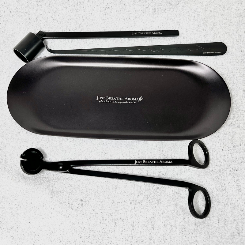 black candle care kit