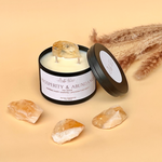 prosperity & abundance healing candle | aromatherapy candle | double wick | tin