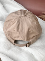 khaki embroidered just breathe aroma hat