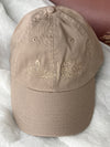 khaki embroidered just breathe aroma hat